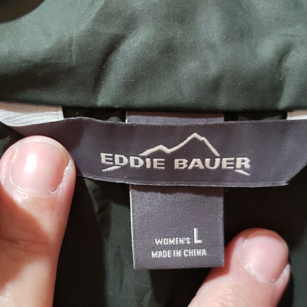 Eddie Bauer Olive Green Women's Jacket Size L - Picture 3 of 5